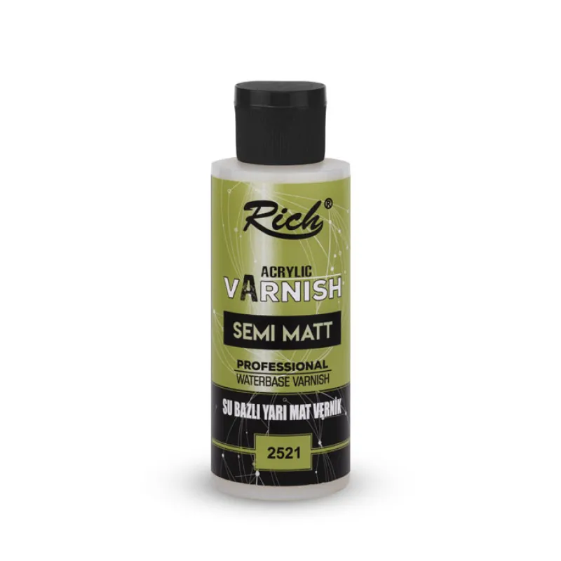 RİCH SU BAZLI YARIMAT VERNİK 120 CC 2521