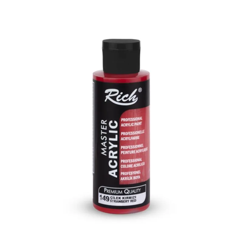 RİCH MASTER AKRİLİK 120 CC ÇİLEK KIRMIZI 149