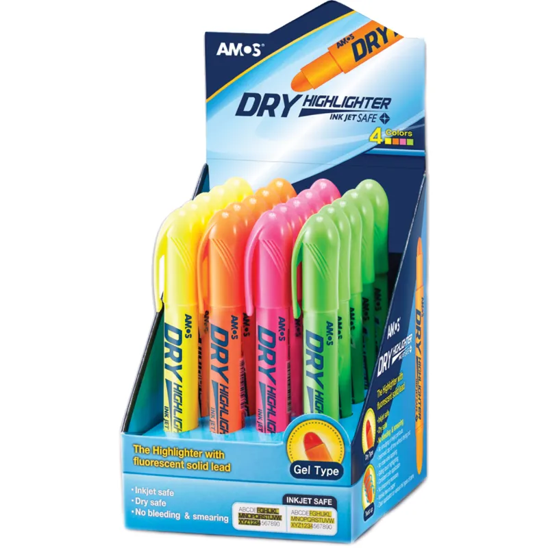 AMOS FOSFORLU KALEM JEL DRY PEMBE