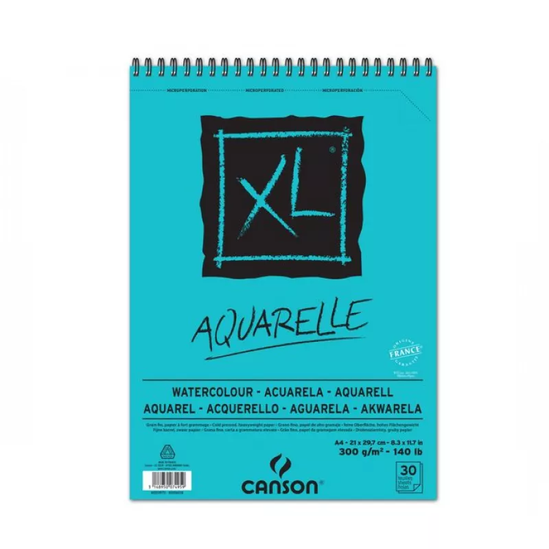 CANSON XL AQUARELLE 30 SYF A4 300 GR