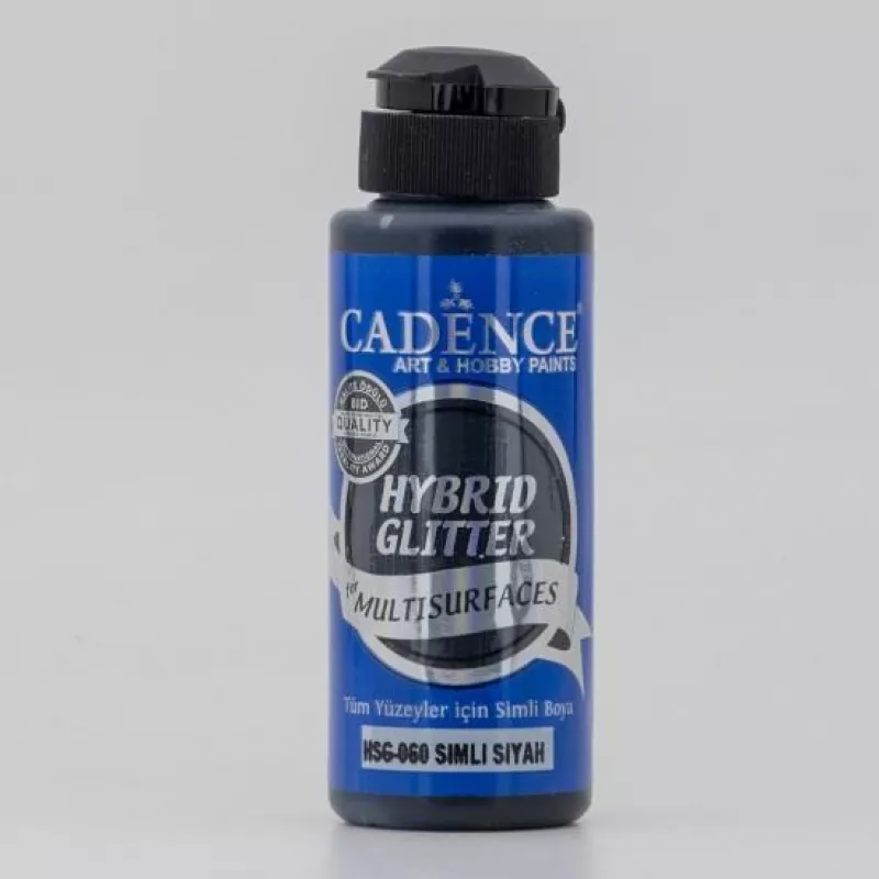 CADENCE HYBRID AKRİLİK MULTISURFACES HSG-060 SİMLİ GÜMÜŞ SİYAH 120 ml.