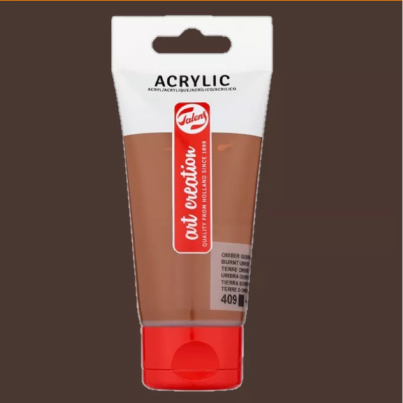 TALENS ART CREATION ACRYLIC BOYA 75 ML BURNT UMBER 409