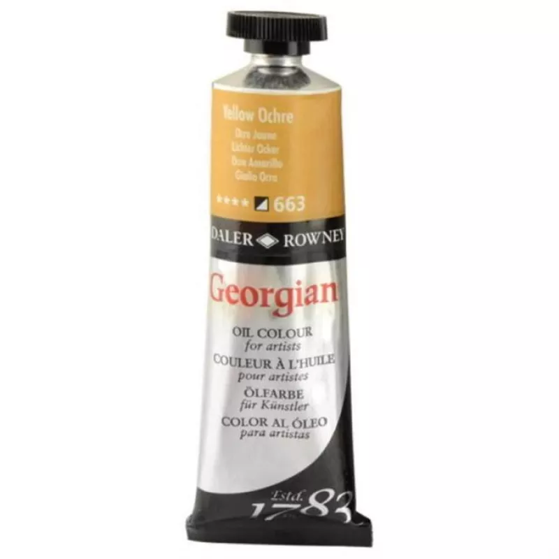 Daler Rowney Georgian Yağlı Boya 38 ml. Yellow Ochre No:663