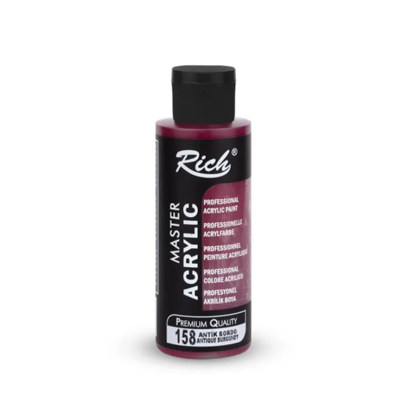 RİCH MASTER AKRİLİK 120 CC ANTİK BORDO 158