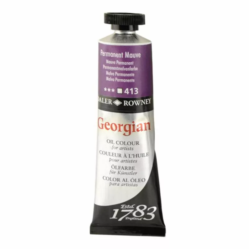 Daler Rowney Georgian Yağlı Boya 38 ml. Permanent Mauve No:413