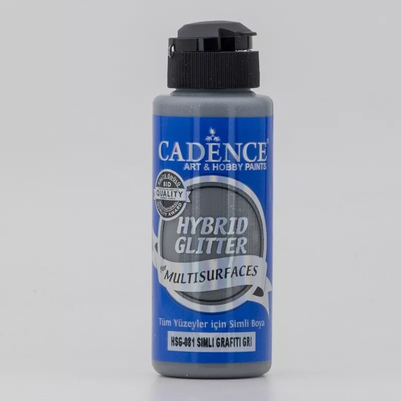 Cadence Hybrid Glitter Multisurfaces Simli Grafiti Gümüş HSG-081 120ml