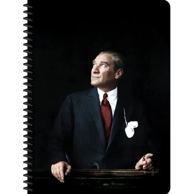 KESKİN 16,5*22,5 80 YP.ÇİZ.KARTON KP.SPR.ATATÜRK VE BAYRAK DEFTER 386341-99