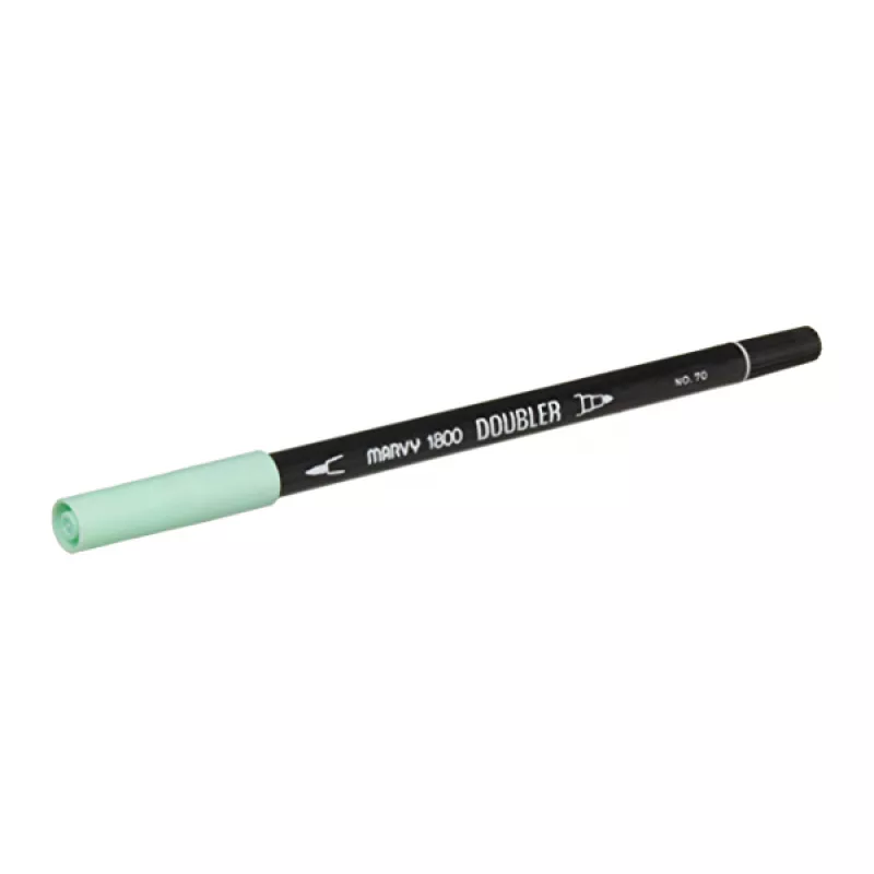 Marvy 1800 Doubler Çift Uçlu Brush Pen Fırça Kalem No:70 Peppermint