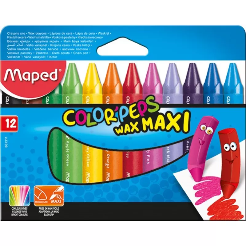 MAPED COLOR'PEPS JUMBO MUM BOYA 12'Lİ