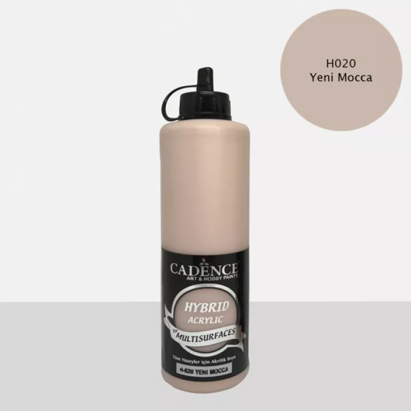 CADENCE HYBRID MULTİSURFACE AKRİLİK BOYA 500 ML H-020 YENİ MOCCA