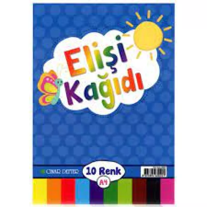 ÇINAR ELİŞİ KAĞIDI A4 90GR 10 RENK 60020