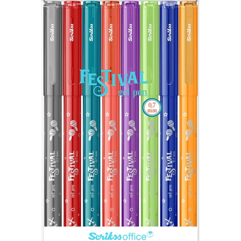 Scrikss Festival Jel Tükenmez Kalem 0,7Mm