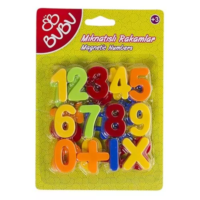 BU-BU MIKNATISLI RAKAM 25 PARÇA BUBU00083