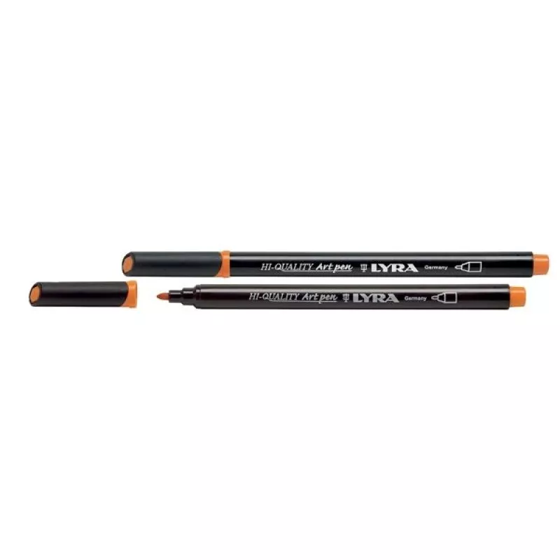 LYRA HI QUALITY ART PEN KEÇELİ VE ÇİZİM KALEMİ ORANGE 013