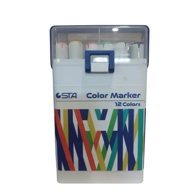 STA MARKER ALKOL BAZLI ÇİFT UÇLU SET 12 Lİ STA-910312
