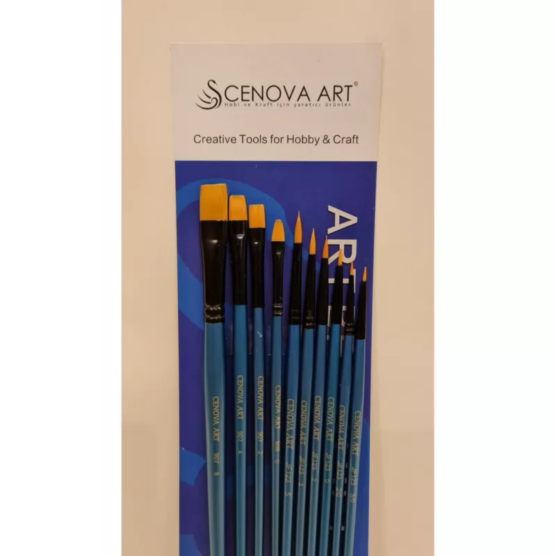 Cenova Art 10lu Karma Fırça Seti set 131
