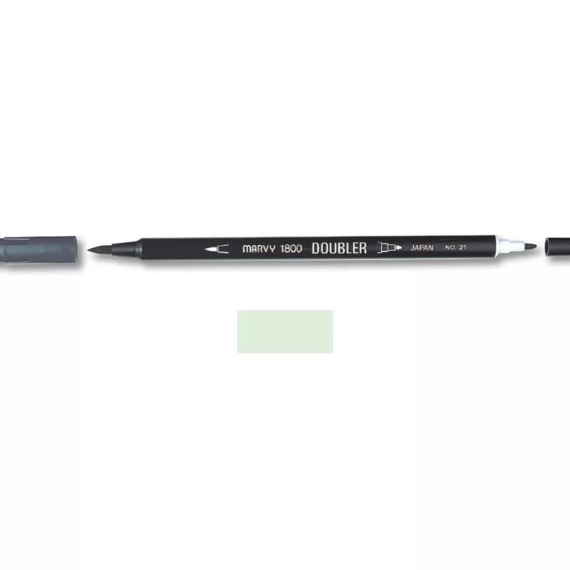 Marvy 1800 Doubler Çift Uçlu Brush Pen Fırça Kalem No:95 Celadon