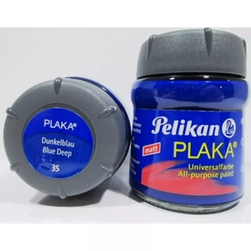 PELİKAN PLAKA BOYASI BLUE DEEP NO:35