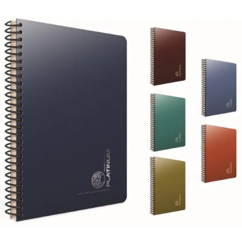 GIPTA DEFTER PLATINUM A4 SPİRALLİ PP KAPAK 80 YP. KARELİ 5686