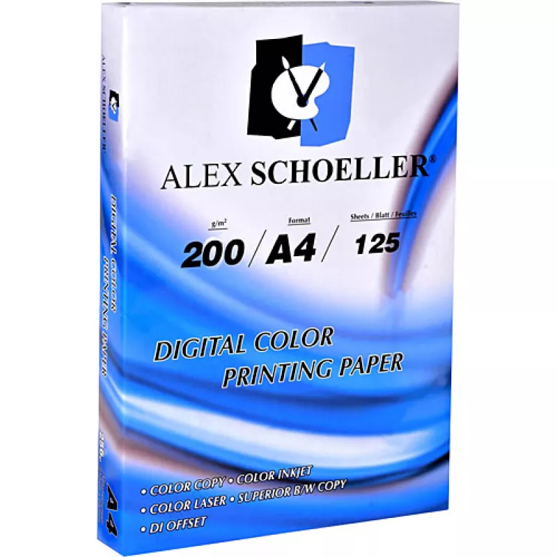 Alex Schoeller A4 200 gr. Beyaz 125'li Fotokopi Kağıdı
