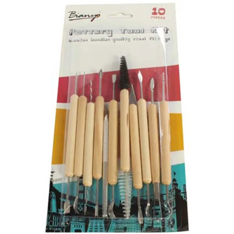 LUTART EBEŞUVAR SET( MODELAJ OYMA VE TEMİZLEME SETİ 11 Lİ ) (SERAMİK DETAY SETİ) LSR-18125