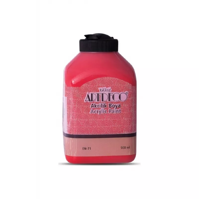 Artdeco Akrilik Ahşap Boyası 500 Ml Kırmızı 3016