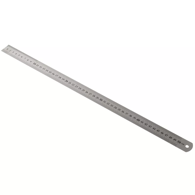 KRAF ÇELİK CETVEL 50cm inch ölçülü 550G