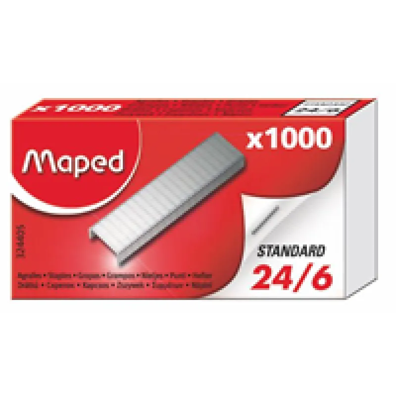 MAPED ZIMBA TELİ GÜMÜŞ 24/ 6 1000 LİK 324405