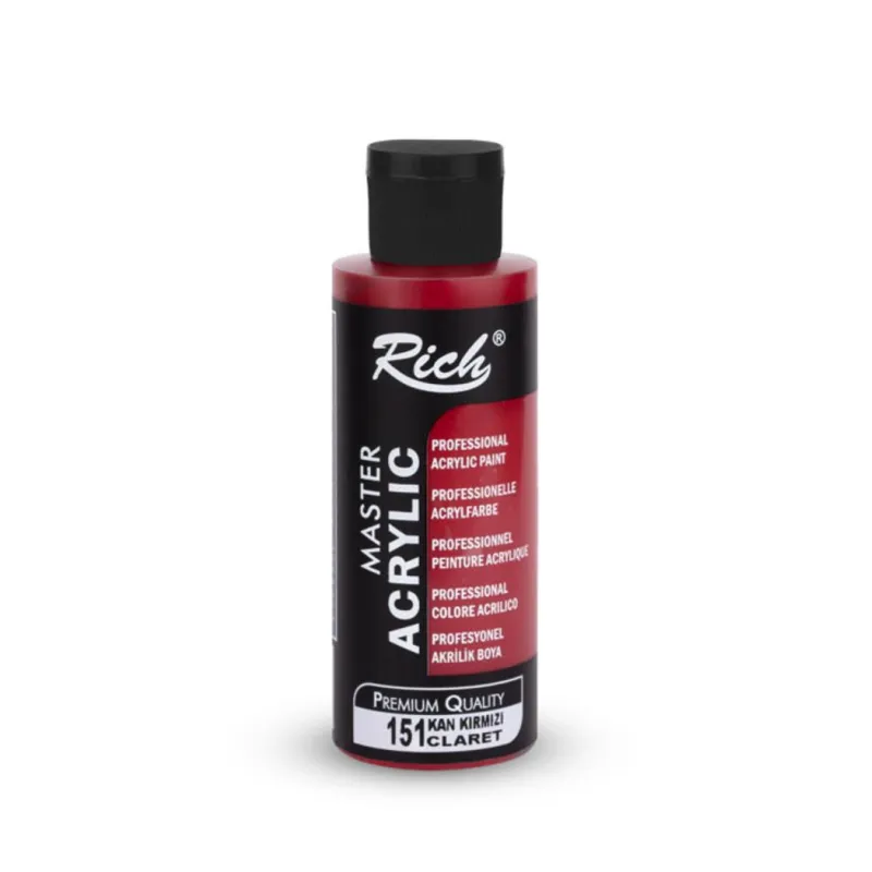 RİCH MASTER AKRİLİK 120 CC KAN KIRMIZI 151