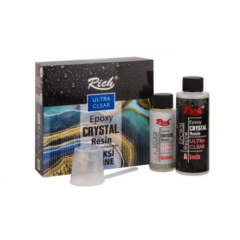 RİCH KRİSTAL REÇİNE 120+60 CC ŞEFFAF RİCH-KRÇ-200-04327