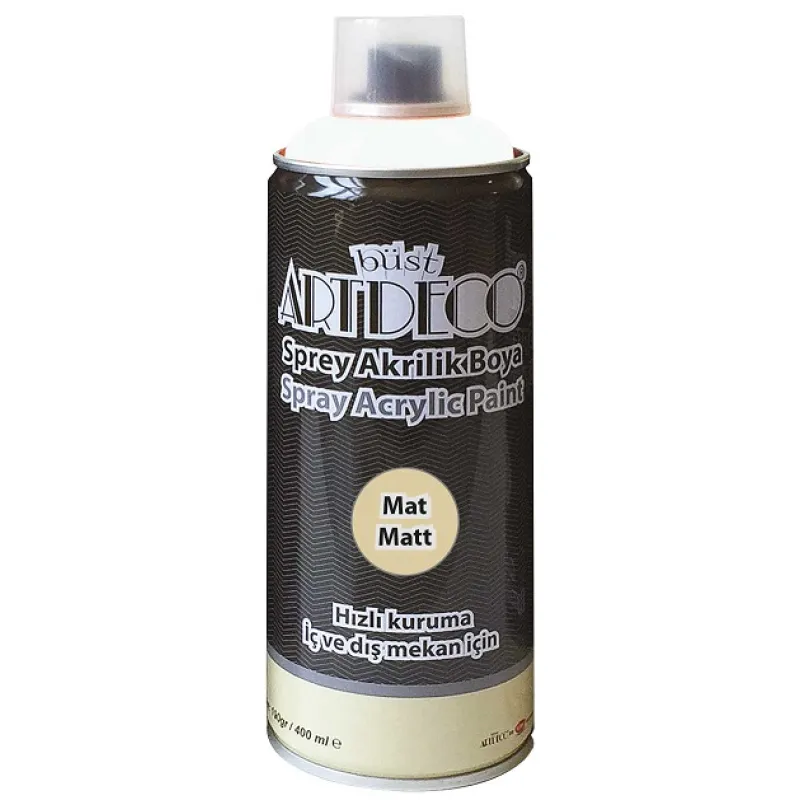 ARTDECO SPREY BOYA AKRİLİK 400 ML MAT BEYAZ M060 400-M060