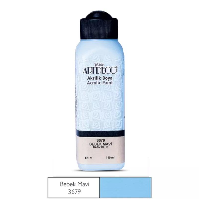 ARTDECO AKRİLİK BOYA 140 ML BEBEK MAVİ 3679