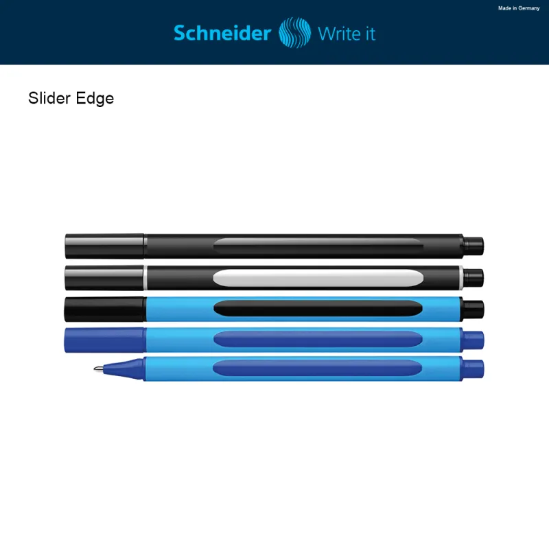 SCHNEIDER TÜKENMEZ KALEM SLIDER EDGE XB MAVİ SCT702