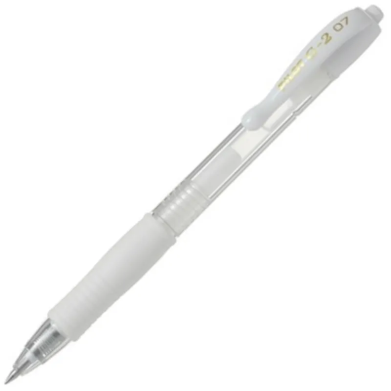 PILOT JEL KALEM G2 MEKANİZMALI 0.7 BEYAZ BL-G2-7-PAW