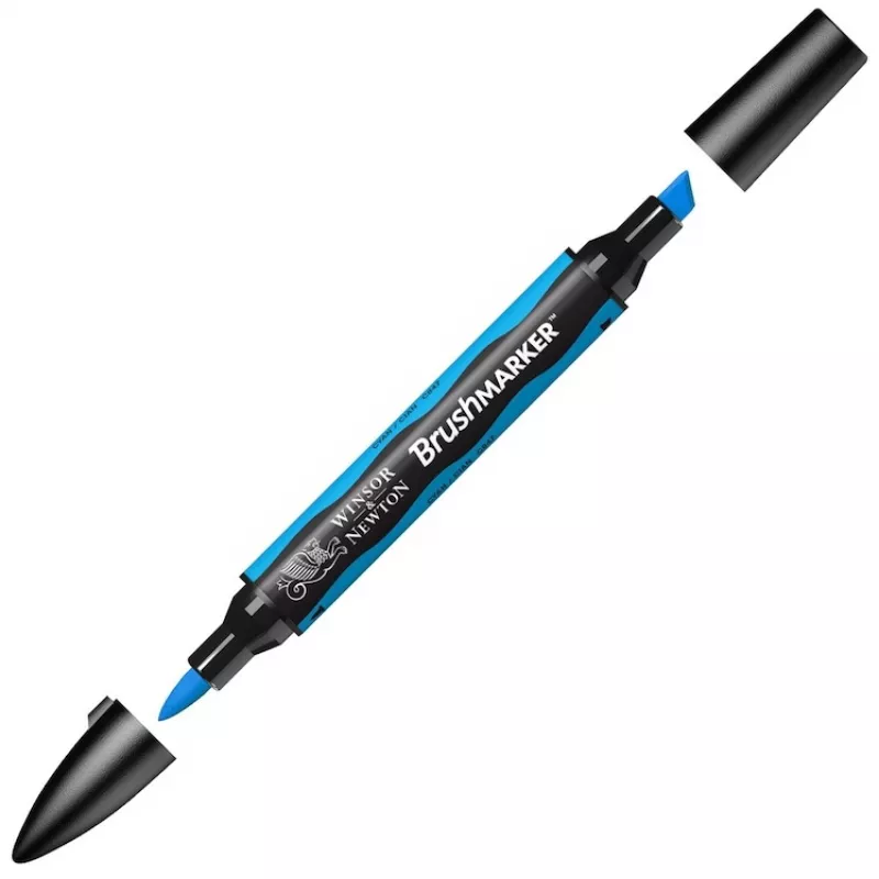 Winsor & Newton Brush Marker Cyan C847