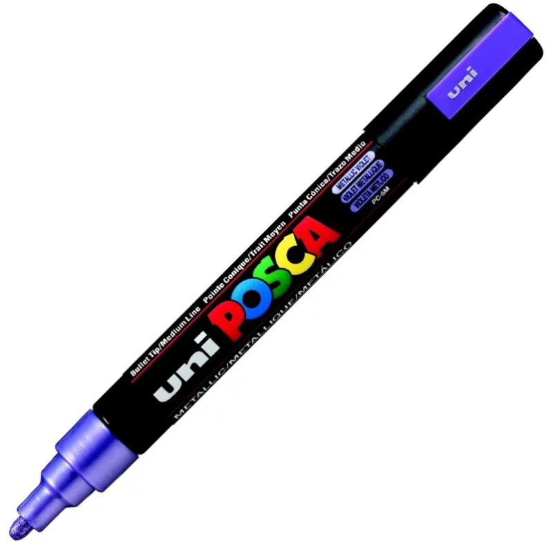 UNİ POSTER MARKÖRÜ POSCA 1.8-2.5 PC-5M METALİK MOR