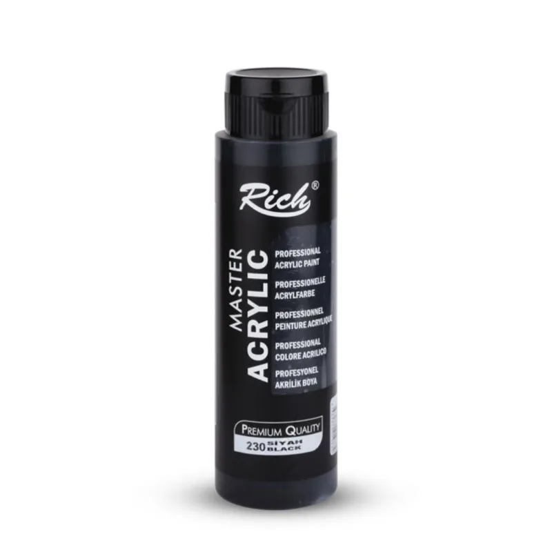 RİCH MASTER AKRİLİK 500 CC SİYAH 01988