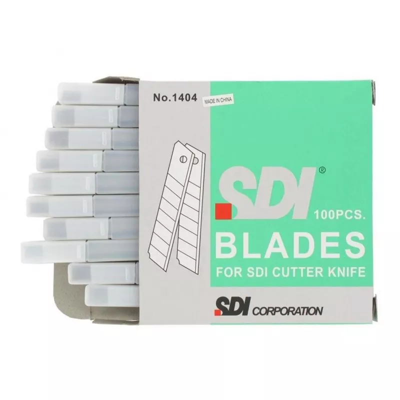 SDİ MAKET BIÇAĞI YEDEĞİ GENİŞ 1404 10 LU PLASTİK KUTU