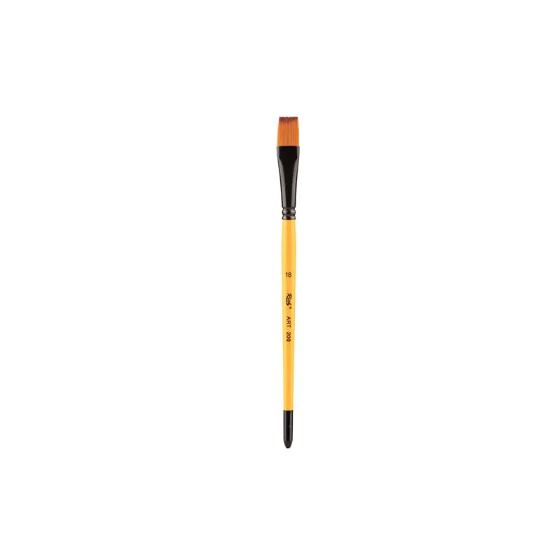 RİCH ART 200 SERİSİ SENTETİK KIL DÜZ KESİK FIRÇA NO: 18 17384