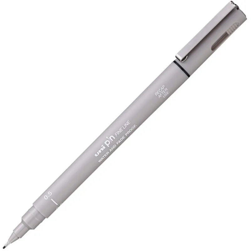 UNİ PIN DRAWING PEN PIN05-200 0.5mm AÇIK GRİ