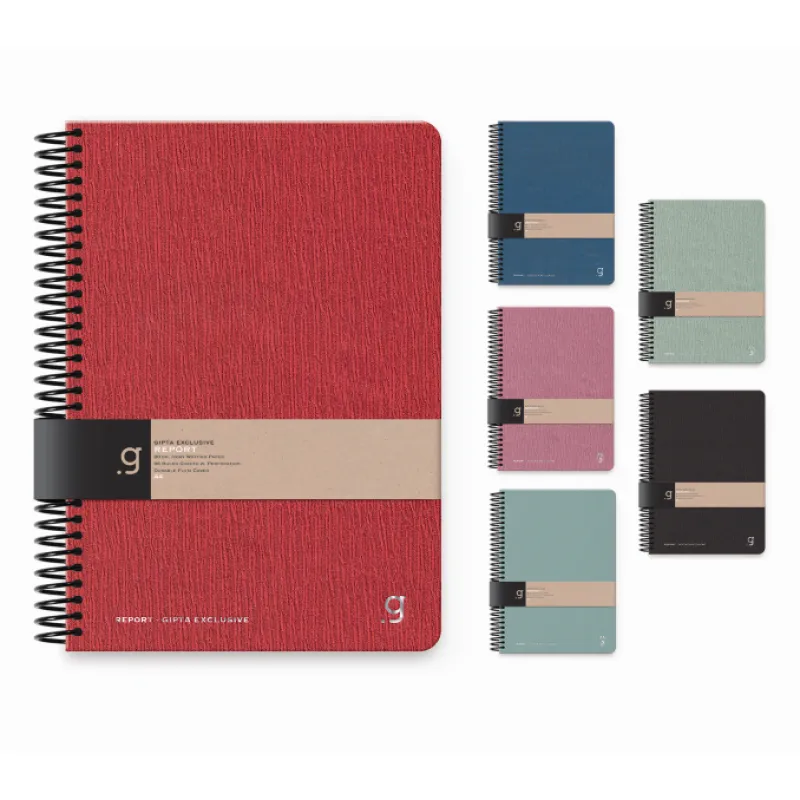 GIPTA DEFTER REPORT 17x24 SPİRALLİ FLEXI KAPAK 96 YP. ÇİZGİLİ 7047