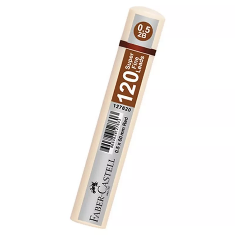 FABER CASTELL 0.5mm - 2B -120 LI BEYAZ KUTU Kalem ucu