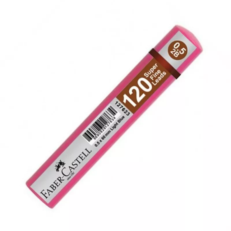 FABER CASTELL 0.5mm - 2B -120 LI PEMBE KUTU Kalem ucu
