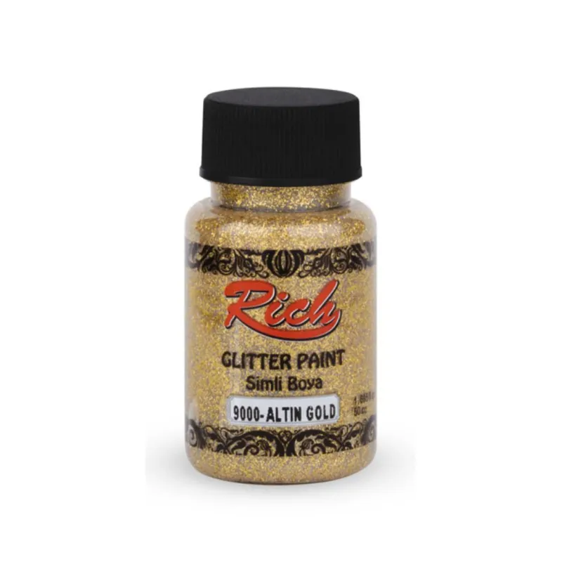 RİCH GLITTER PAİNT SİM BOYA ALTIN 01910