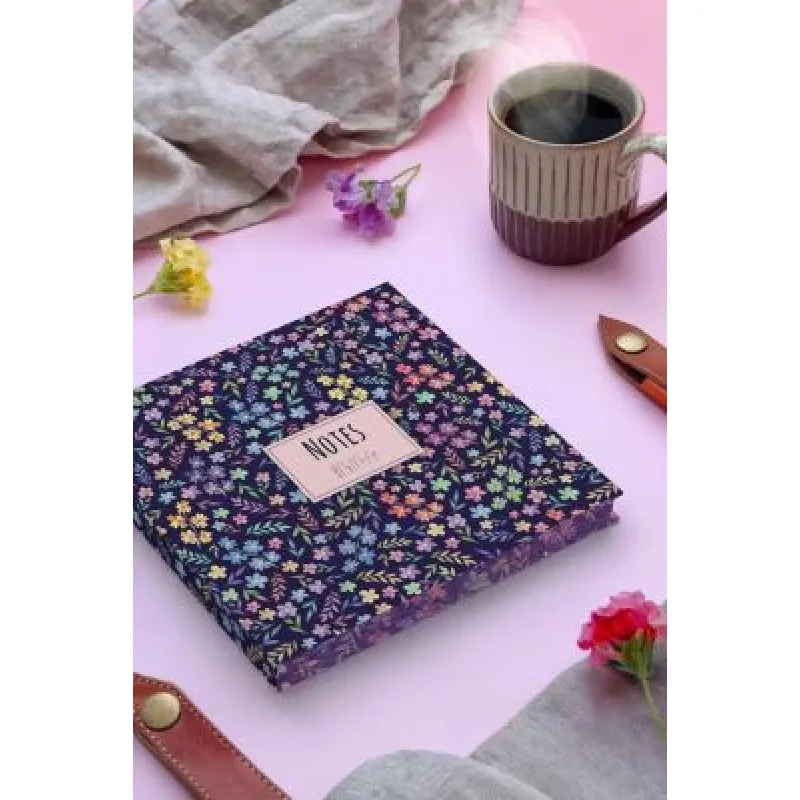 YMN My Mia Art Kır Çiçeği 16x16 120 Sayfa Soft Kapak Kener Baskılı Butik Defter