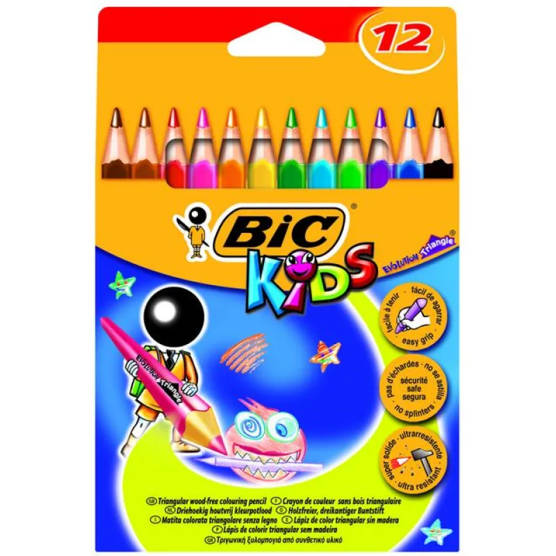 BIC KURUBOYA EVOLUTION ÜÇGEN JUMBO 12 Lİ