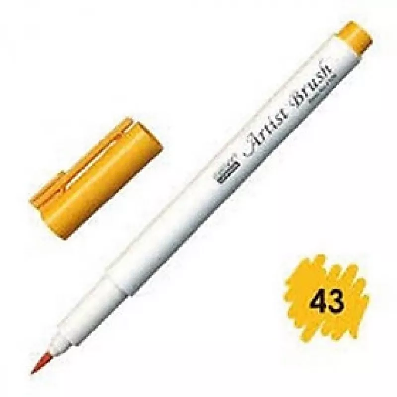 Marvy Artist Brush Fırça Uçlu Kalem 1100 No:43 Brilliant Yellow