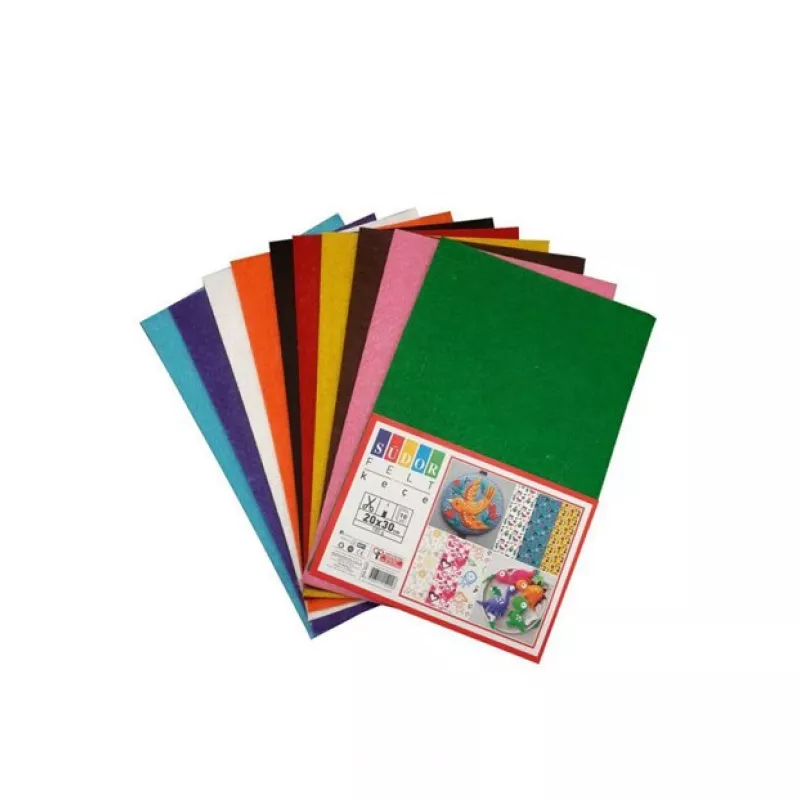 SÜDOR KEÇE 20X30 CM 10 RENK 180G SK37