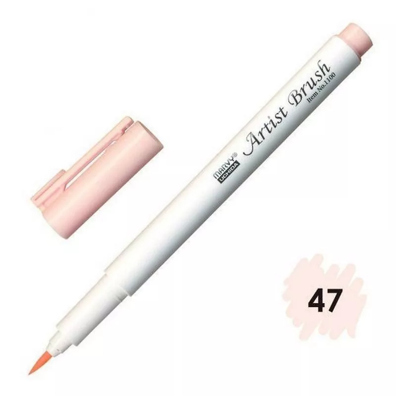 Marvy Artist Brush Fırça Uçlu Kalem 1100 No:47 Pale Pink
