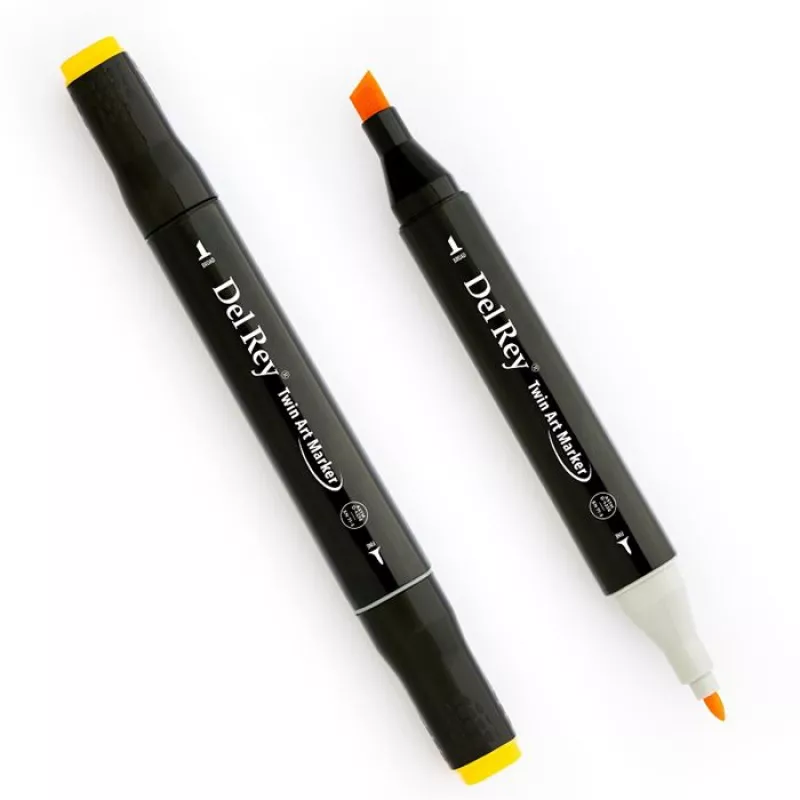 DEL REY TWIN MARKER F123 FLUORESTCENT YELLOW 14 03 F123